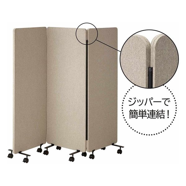 ストア・エキスプレス 吸音パーティション 3連タイプ W90cm 高さ150cm