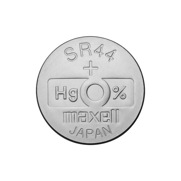 酸化銀電池 マクセル ボタン電池 SR44 1BS D 1箱（10個入） - アスクル