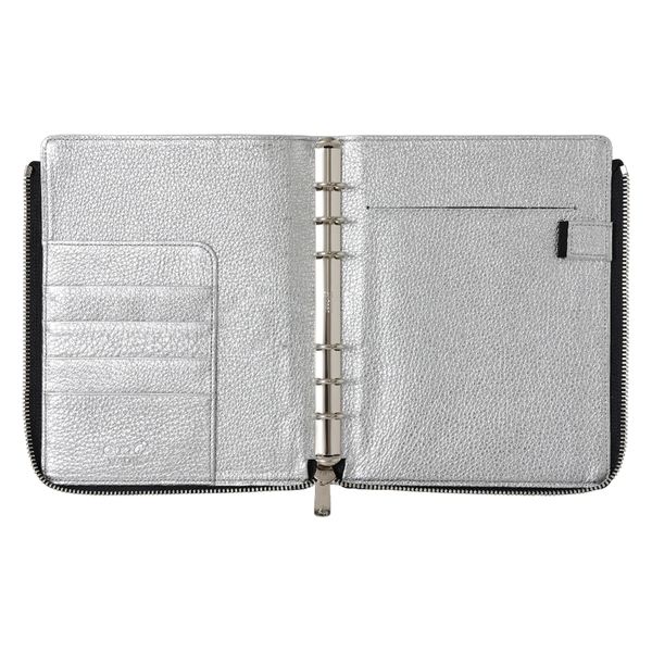 システム手帳本革カバー クオバディス タイマー17／レザー Lジップ
