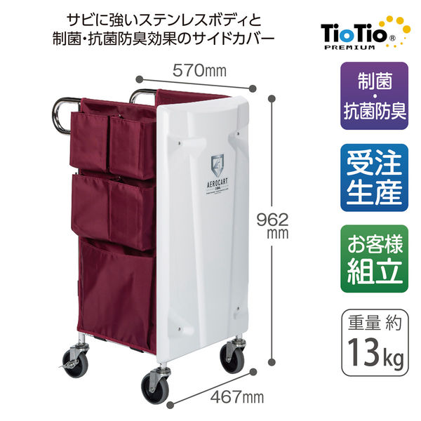 軒先渡し】テラモト エアロカートΣステンレス（TioTio