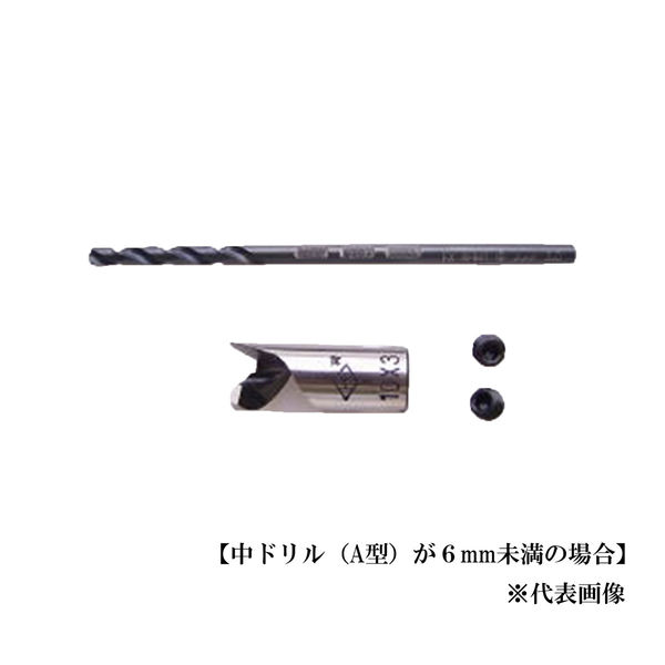 粂田ギムネ製作所 二段錐ホームサイズ19×8 061980 1本（直送品