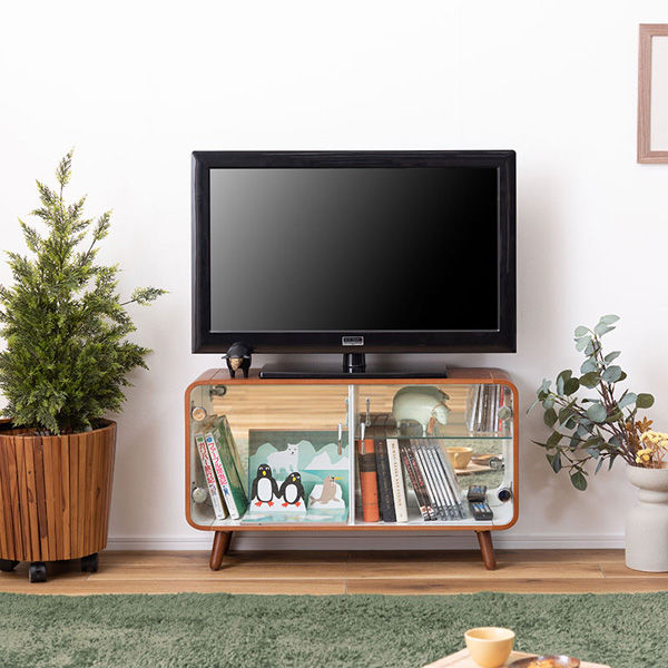 東谷株式会社 コレクションシェルフ ロータイプ ブラウン PTー