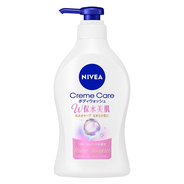 NIVEA（ニベア） クリームケア ボディウォッシュ W保水美肌 フローラル