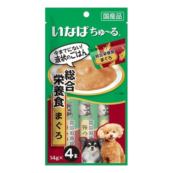 いなば ちゅーる 犬 総合栄養食 まぐろ 国産 14g×4本 12袋 ちゅ~る