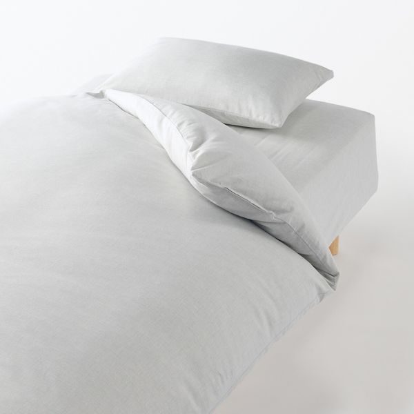 無印良品 綿フランネルボックスシーツ SS 80×200×18-28cm用