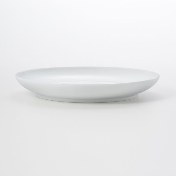無印良品 白磁皿 特大 約直径26×高さ3.5cm 良品計画 - アスクル