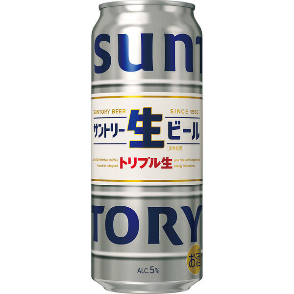 ビール 缶ビール サントリー生ビール 500ml 缶 1箱 （24本）（わけあり