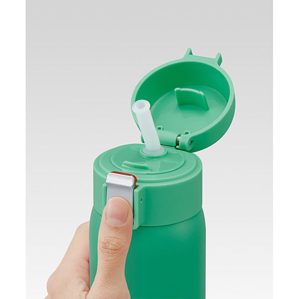 スケーター STOT3ST ワンタッチストローボトル ステンレス 350ml