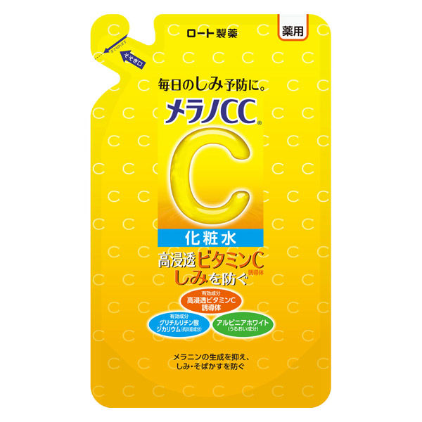 メラノCC 薬用しみ対策美白化粧水 つめかえ用 170mL×2個 ロート製薬