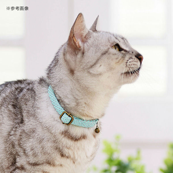 ペティオ 猫用首輪 フラッシュソフトキャットカラー ブルー 271626 1個（直送品） アスクル