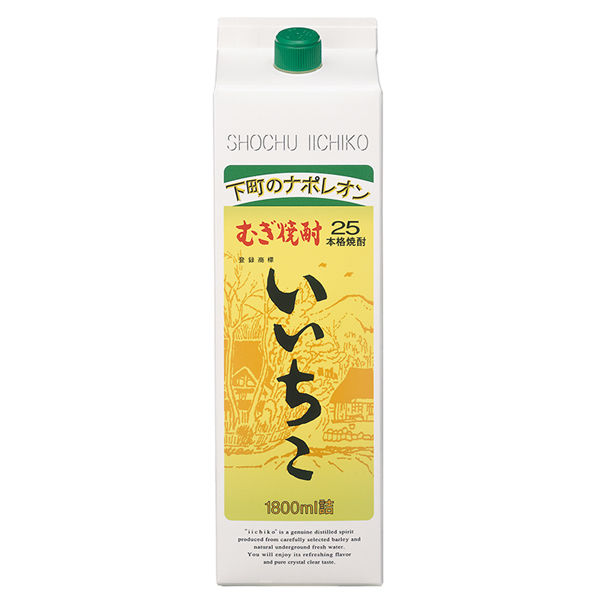 いいちこ ２５度パック１．８Ｌ 3本 - アスクル