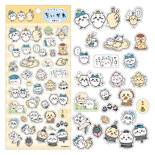 エンスカイ ちいかわ クリアシール6 ほっぺ 640446 1セット(6枚