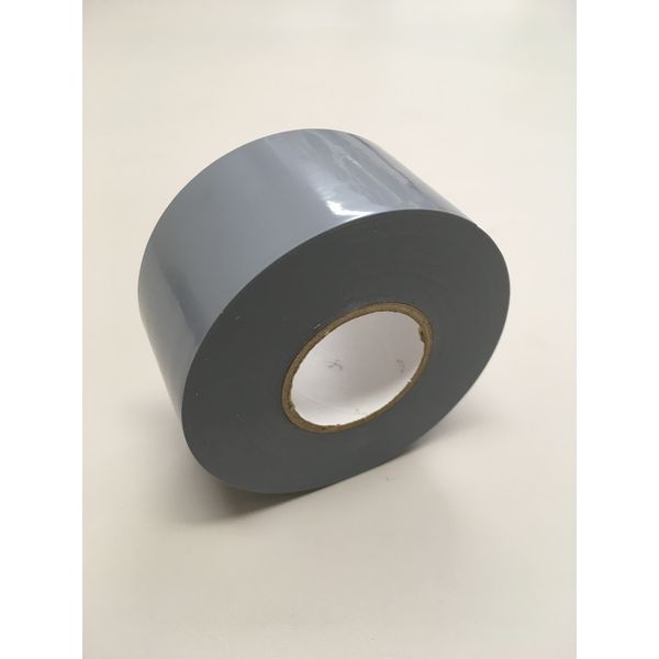幅広ビニールテープ 幅38mm×長さ20m 灰 キラックス 100巻入（1