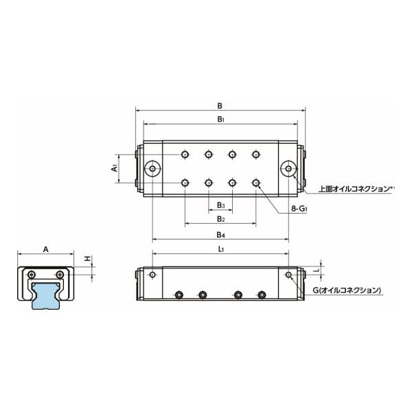 リニアガイド用ブレーキ・クランプ機構|リニアクランパ・ズィー LBHS LBHSー6505ーAS2ーA LBHS-6505-AS2-A 1個（直送品） LBHS 鍋屋バイテック