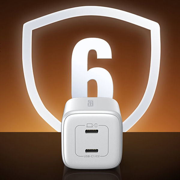 USB充電器 45W USB Type-C 2ポート AC充電器 スマホ充電 Nexode