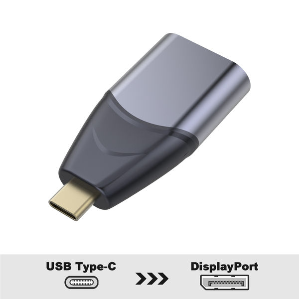 USB Type-C to DisplayPort 変換アダプター コンパクトタイプ VV-UCDP-SV Vodaview アスクル