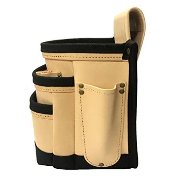 KNICKS KNICKS 総ヌメ革使用3段腰袋(バリスティック補強仕上げ) KNB