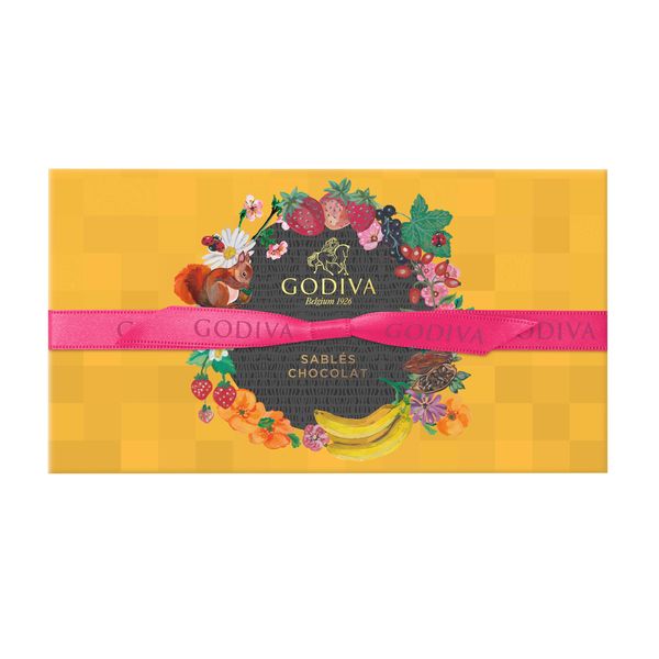 〈GODIVA〉 ゴディバフルーツバスケット サブレショコラ 5個入 1箱 三越伊勢丹 紙袋付 ギフト バレンタイン ホワイトデー