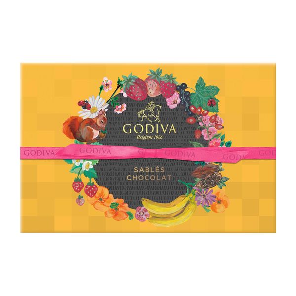 〈GODIVA〉ゴディバフルーツバスケット サブレショコラ 14個入 1箱 三越伊勢丹 紙袋付 ギフト バレンタイン ホワイトデー