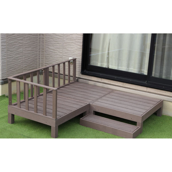 リビングアウト(Living Out) 天然木ウッドデッキ 0.5坪 6点セット