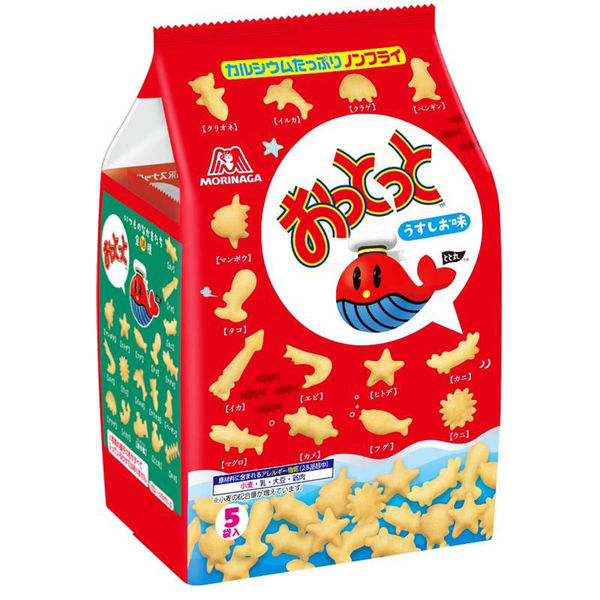 最新の激安 おっとっと＜うすしお味＞ 3袋 アスクル - スナック菓子 森永製菓 塩および代用塩