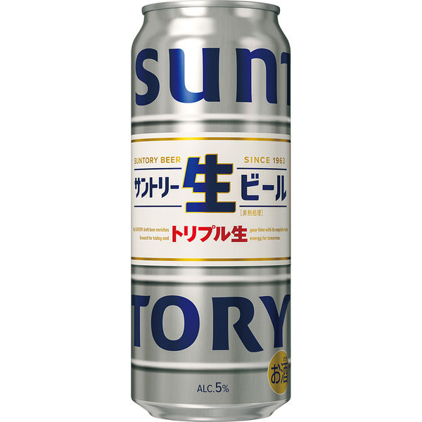ビール 缶ビール サントリー生ビール 500ml 缶 1箱 （24本）