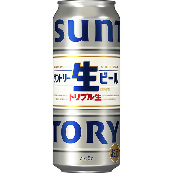 ビール 缶ビール サントリー生ビール 500ml 缶 1箱 （24本） - アスクル