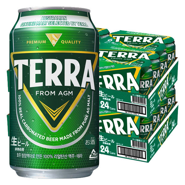 ビール 輸入ビール 韓国ビール TERRA（テラ） 350ml 2箱 （48本