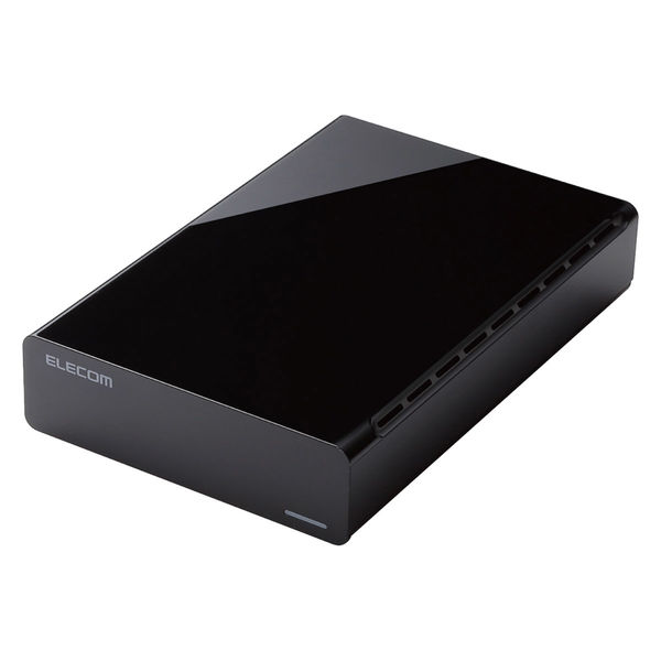 HDD 外付けハードディスク 6TB ファンレス静音設計 ブラック ELD-HTV060UBK 1台 エレコム