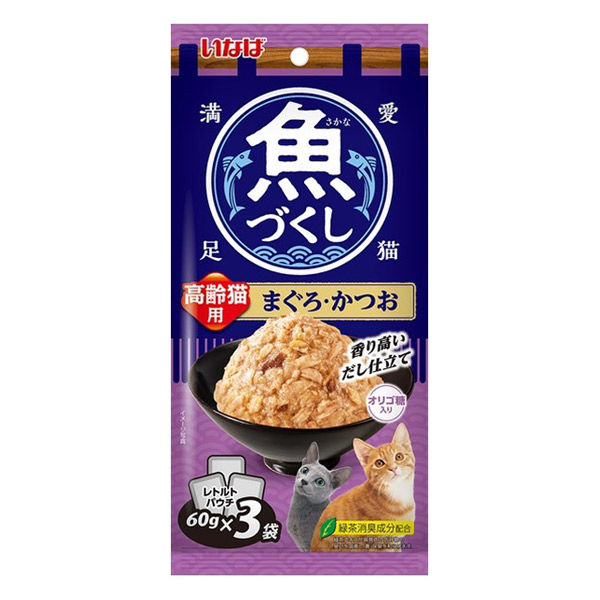 ヤ*チ様 いなば　高齢猫用　魚八　かつお節入り　６０ｇ×１６０個セット ヤ*チ様 いなば 高齢猫用 魚八 かつお節入り 60g×160個
