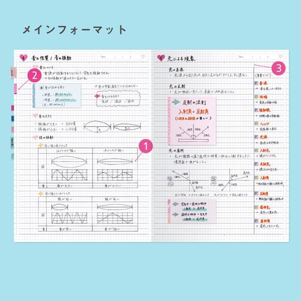 いろは出版 SUMMARY ノートブック B5 ピンク GSNB5-01 1セット（5冊