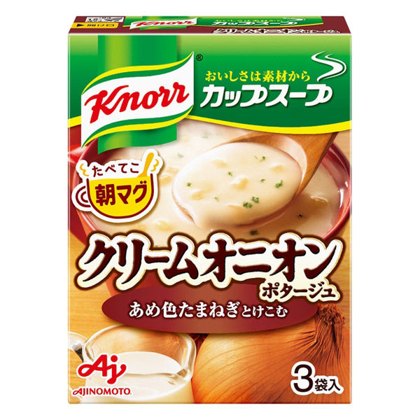 味の素 クノール カップスープ クリームオニオンポタージュ 1セット（30食：3食入×10箱） - アスクル