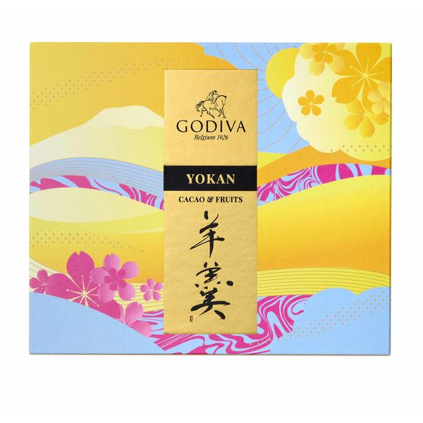 〈GODIVA〉羊羹 （10個入） 1箱 三越伊勢丹 手提げ袋付き ギフト 父の日