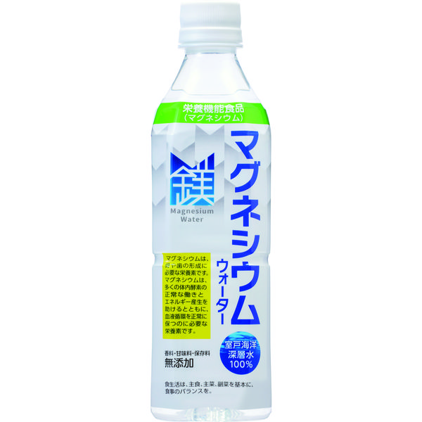 マグネシウムウォーター 500ml 1箱（24本入） - アスクル