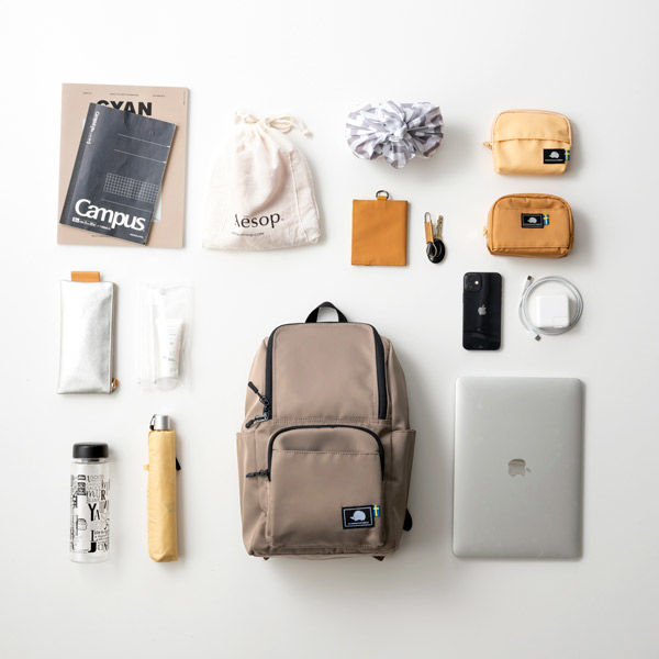 エクスプラス スカンジナビアフォレスト12ポケットリュック グレージュ