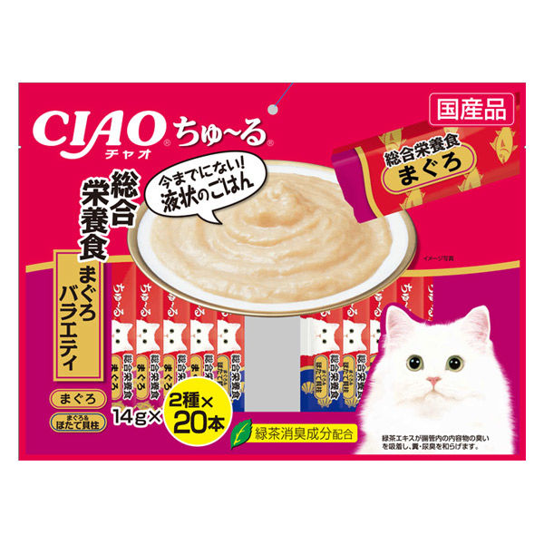 バラエティパック いなば CIAO チャオ ちゅ～る 総合栄養食 まぐろ