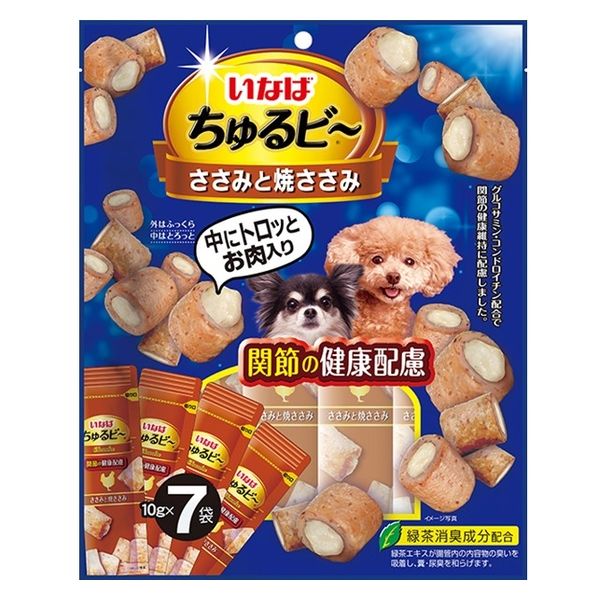 いなば ちゅるビー 犬 ささみと焼ささみ 関節の健康配慮（10g×7袋入）3