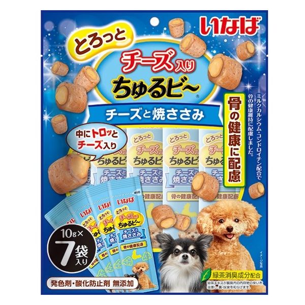 いなば ちゅるビー 犬 チーズと焼ささみ（10g×7袋入）3袋