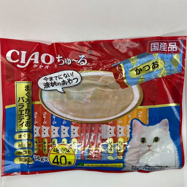 いなばちゅ～る まぐろかつおささみバラエティ 計480本★猫おやつチャオちゅーる Amazon.co.jp: いなば 猫用おやつ ちゅるビ~ まぐろバラエティ