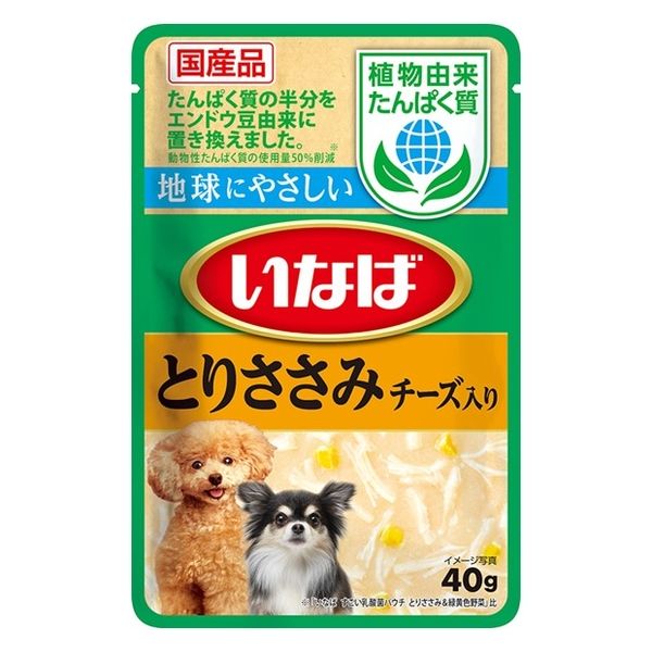 ワゴンセール】いなば 植物由来たんぱく質 とりささみ チーズ入り 40g