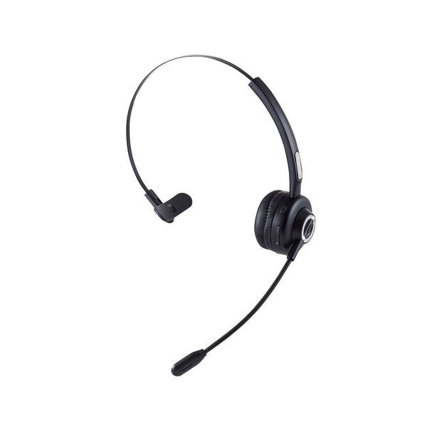 ヘッドセット Bluetooth接続 片耳 オーバーヘッド ワイヤレス