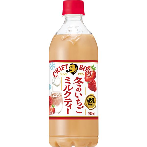 サントリー クラフトボス 冬のいちご練乳仕立てミルクティー