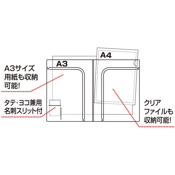 セキセイ クープレファイル 高透明 クリア KP-2200-90 1冊