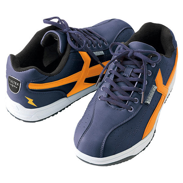 ASICS 安全靴 ネイビー/オレンジ アシックス 安全靴 オレンジ - メルカリ