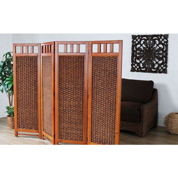 サンフラワーラタン アジアンロースクリーン 4連タイプ SW22-4CF 1台