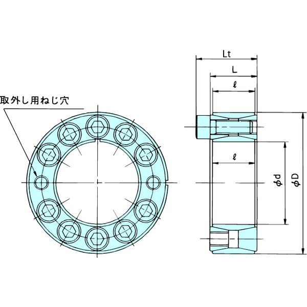 椿本チエイン パワーロック ASシリーズ PL020ー047AS PL020-047AS 1個