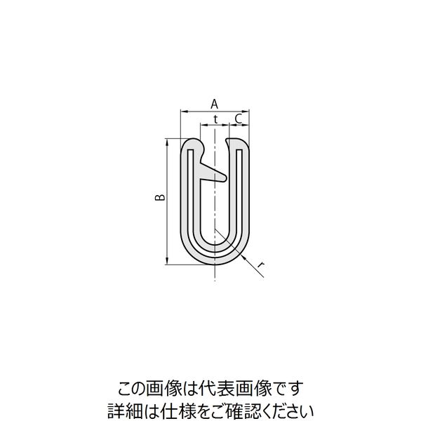 岩田製作所 トリム 100シリーズTPE 10M 100-16-B-3T-L10 1点-