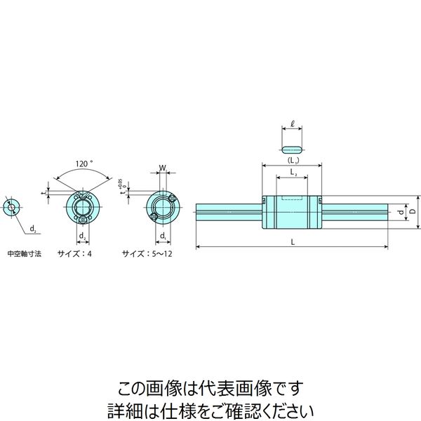 日本トムソン（IKO） ボールスプラインG（スプライン軸） LSAG30R400S1