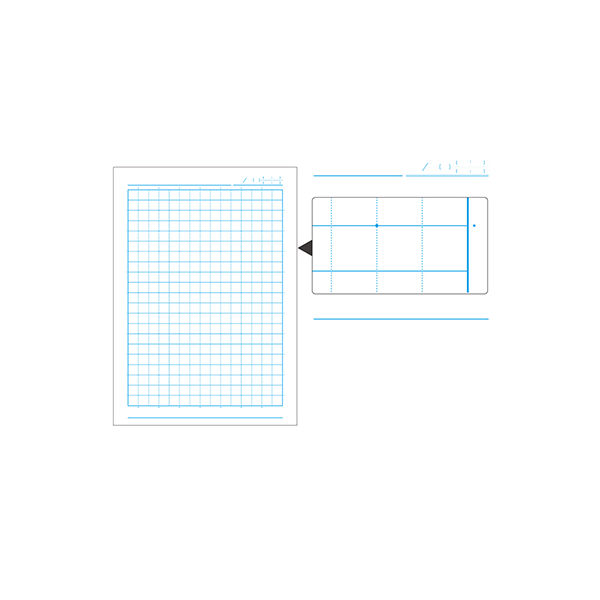 日本ノート 家庭学習ノート10mmマス LGA10GR 10冊（直送品） - アスクル
