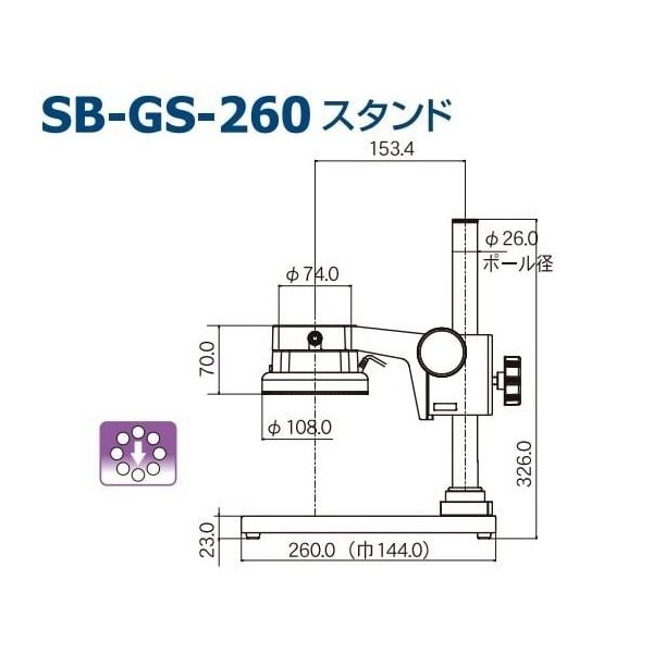 カートン光学 DSZシリーズ実体顕微鏡 DSZ-44SB-GS-260 1個 1-6639-02（直送品） - アスクル